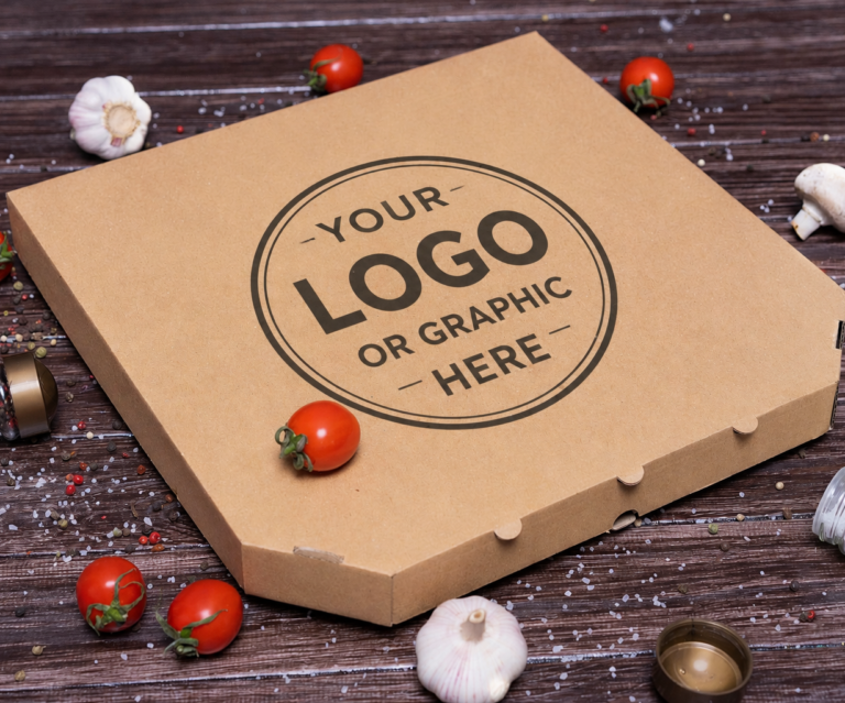 Pizza box, add your own logo, custom packaging