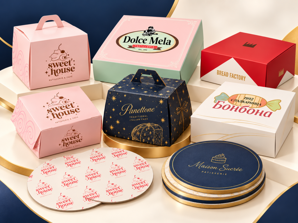 boxes, cake, custom